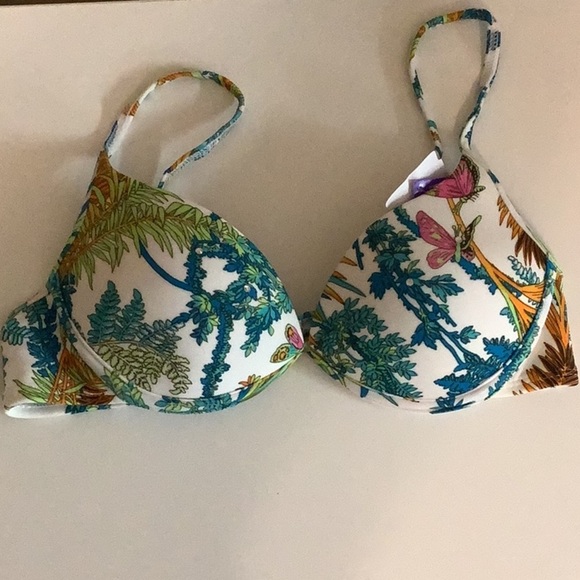 Recco Size Medium Underwire Brazilian Floral Bikini Set. New with Tags. - Picture 3 of 5